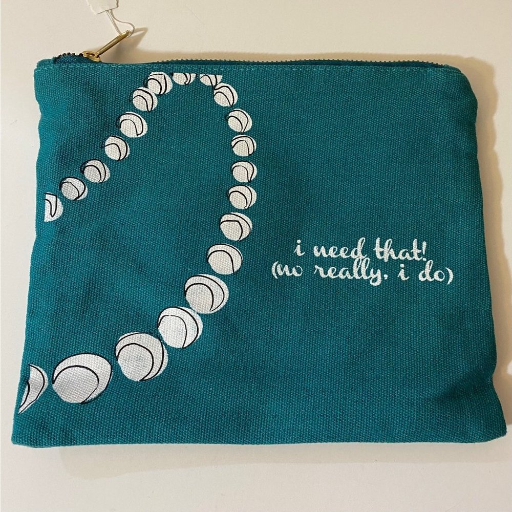 Charming I Need That No Really I Do Teal Makeup B… - image 2